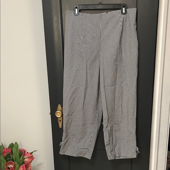Christopher & Banks Pants - Vintage Black and White Checkered Gingham Pants